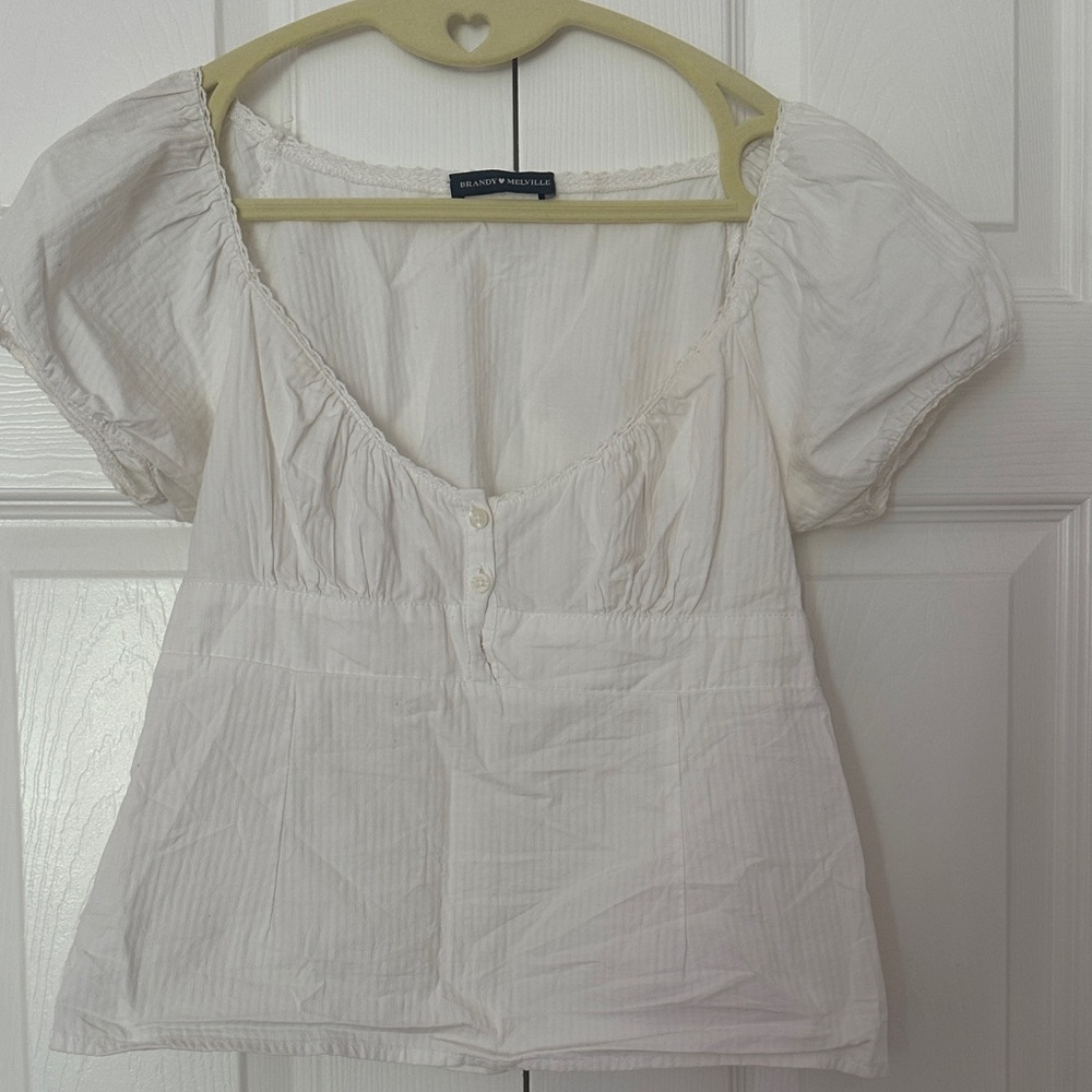 Brandy Melville Cream Blouse